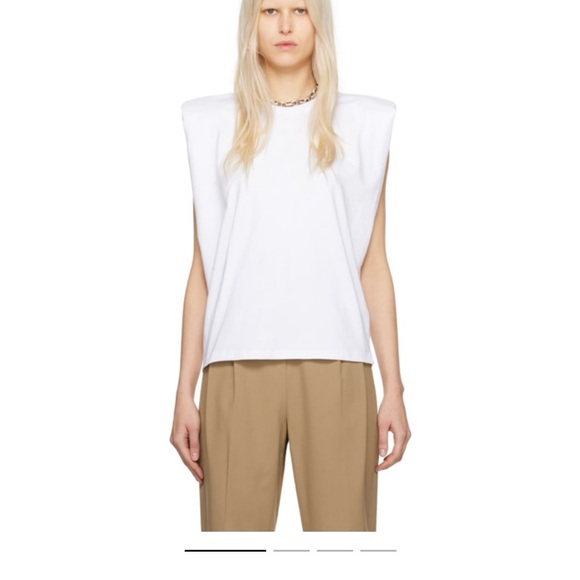 The Frankie Shop tank with shoulder pads - Picture 2 of 4